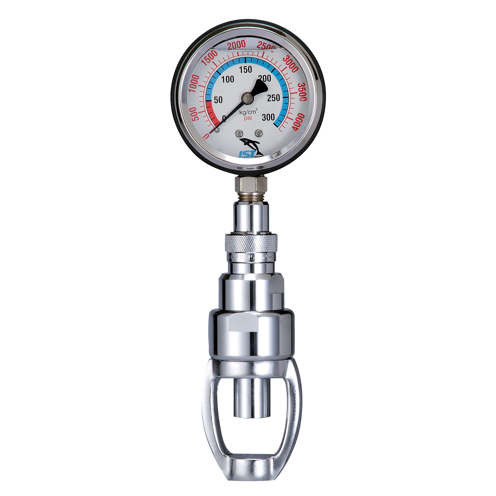IST Diving System :: RECREATIONAL :: HARD GEAR aCCESSORIES :: Quick Connect YOKE  tank Pressure Gauge